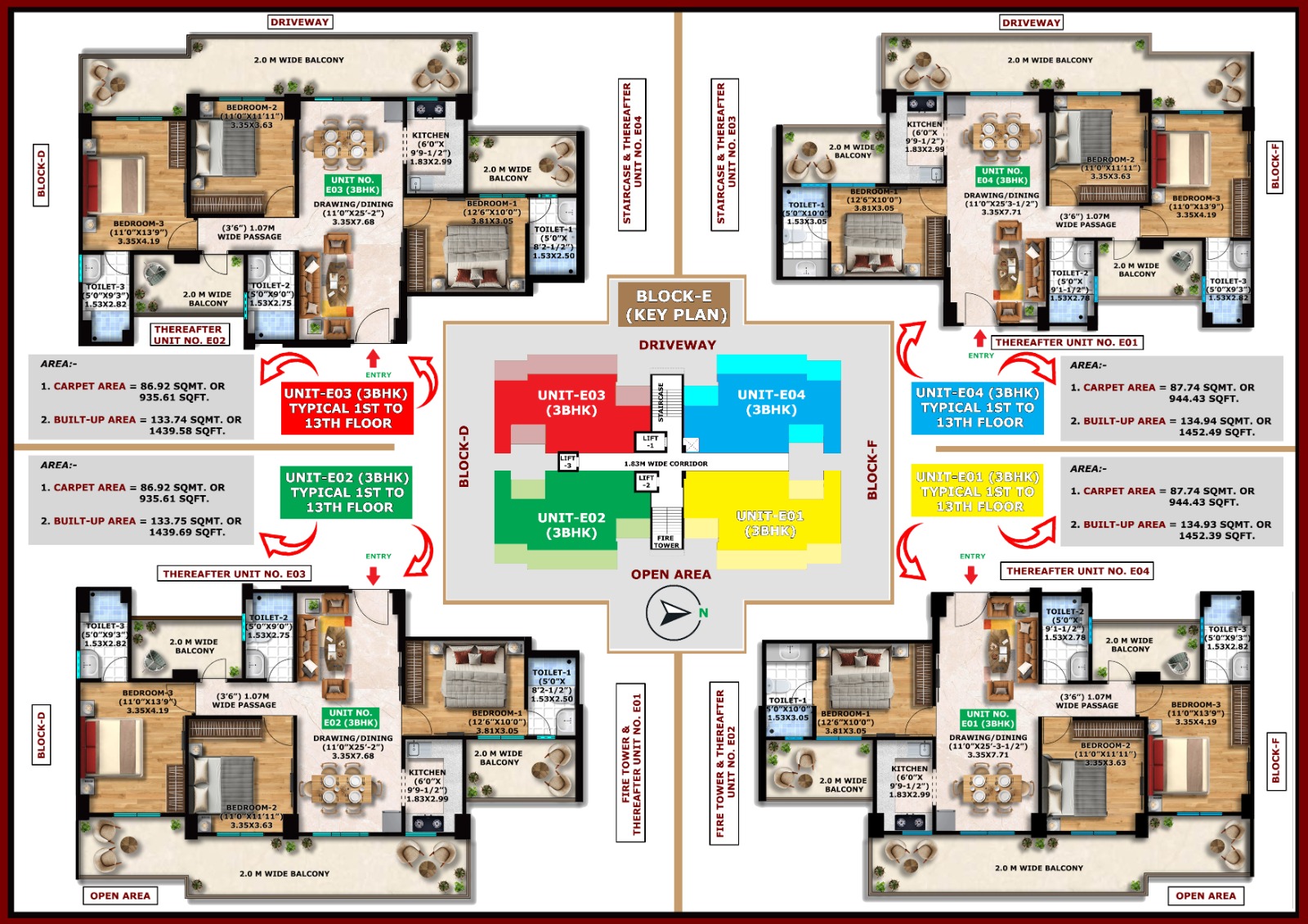 Block E Unit 1-4